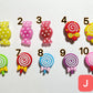 Candy Sugar Lollipop y más adornos para zapatos