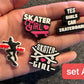 Skate Skateboard Skater shoe charms