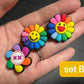 Colorful Rainbow flowers Theme Fancy shoe charms and more