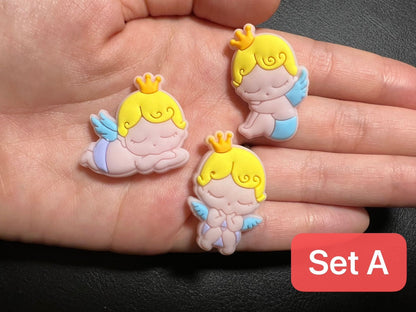 Lindo bebé ángel diseño tema encantos del zapato mejor calidad JuliesDecalDesign