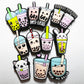 Bubble tea Boba tea Coffee and more drinks shoe charms