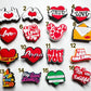 TRUE LOVE Theme Design shoe charms JuliesDecalDesign Valentines Day Gift