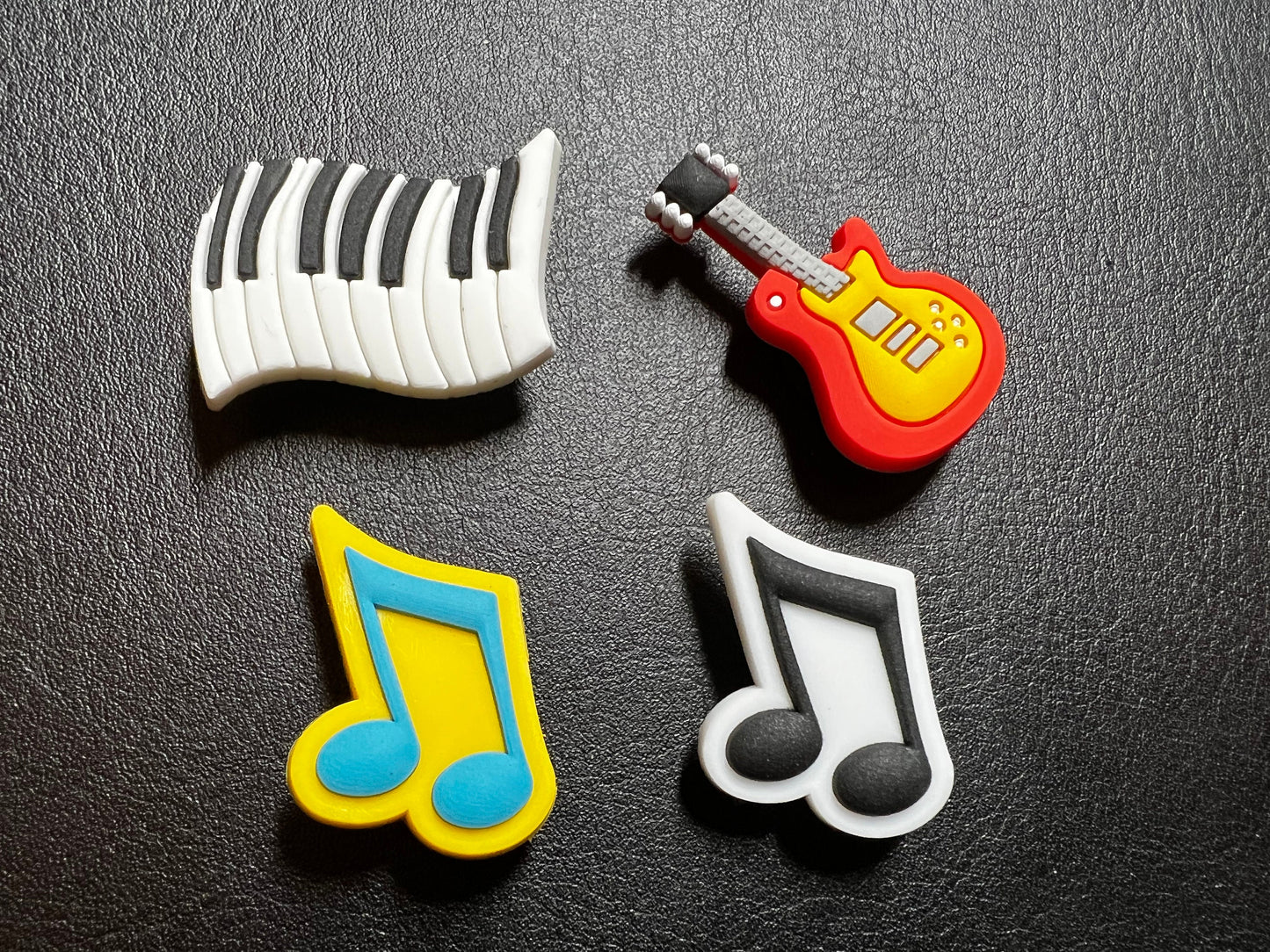 Piano keyboard guitar music Note Shoe Charms Best Quality JuliesDecalDesign