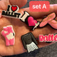 I Love Dance Ballet theme shoe charms