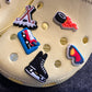 Hockey theme I love Hockey ice skating shoe charms