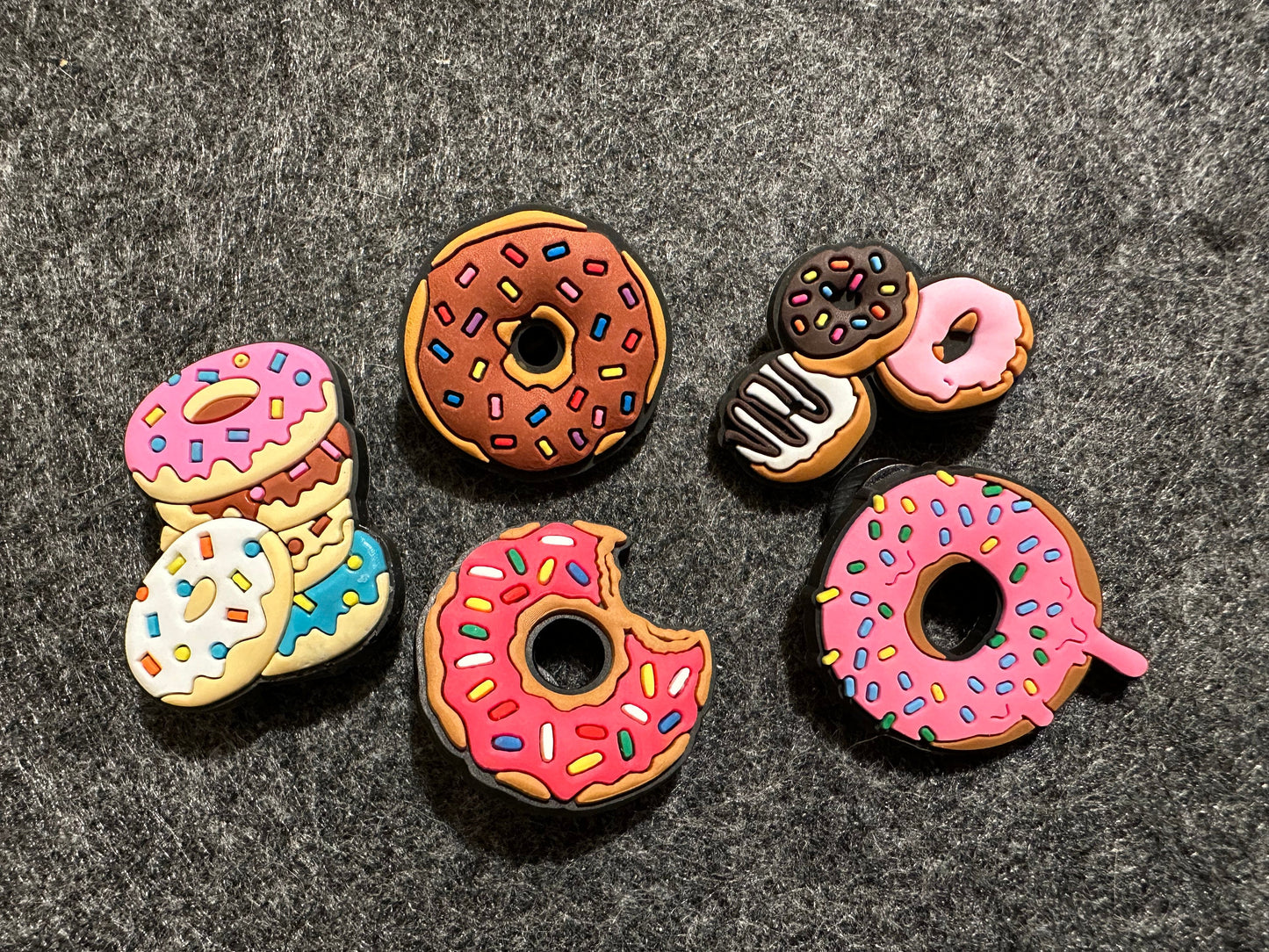 Donuts and more shoe charms