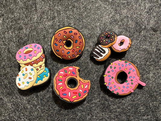 Donuts and more shoe charms