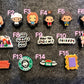 Coffee and Friends Theme Shoe Charms