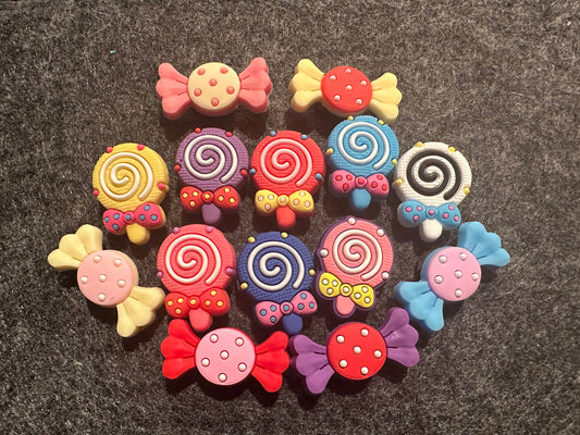 Candy Lollipops Sugar et autres breloques pour chaussures
