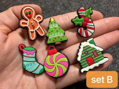 Adornos para zapatos con tema navideño JuliesDecalDesign de alta calidad