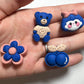 Cute girl flower bear cherry strawberry candy Blue Theme Shoe Charms Quality JuliesDecalDesign