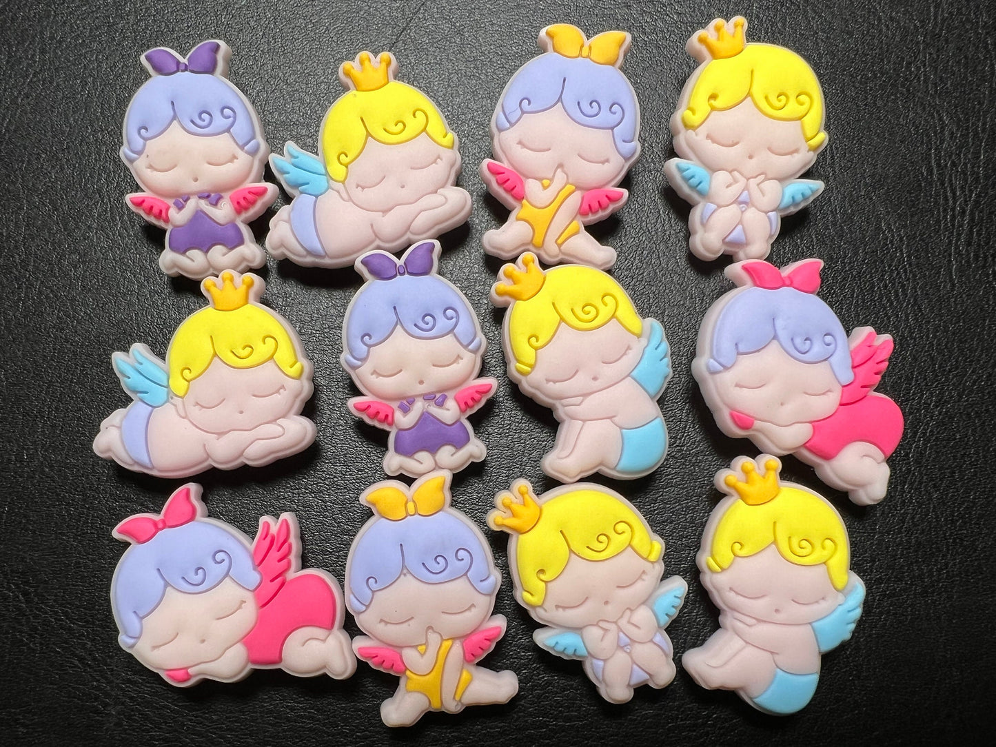 Lindo bebé ángel diseño tema encantos del zapato mejor calidad JuliesDecalDesign