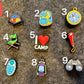 I LOVE CAMPING Shoe Charms Quality gifts Valentines Day Gift For Her For Him
