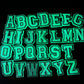 Glow In the Dark Design Kids Alphabet Letter Shoe Charms Best Quality JuliesDecalDesign