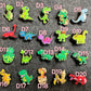 Cartoon Cute Dinosaurs shoe charms