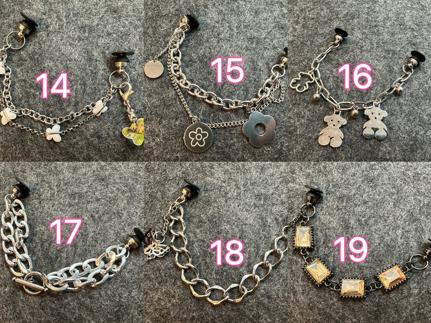 Chaîne à nœud de perles, chaîne en or, chaîne en diamant argenté pour bricolage de chaussures spéciales uniques