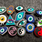 Evil Eye Tai Chi Yingyang Theme Shoe Charms Best Quality JuliesDecalDesign