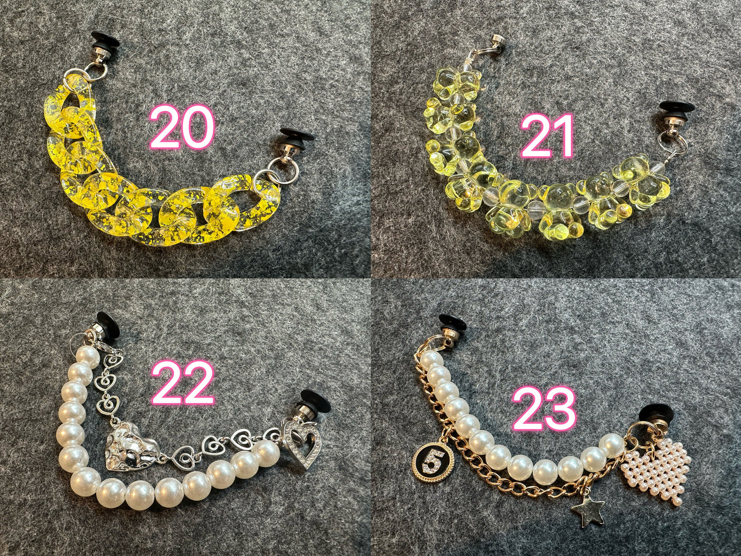 Chaîne à nœud de perles, chaîne en or, chaîne en diamant argenté pour bricolage de chaussures spéciales uniques