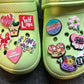 Thème Self Love Club Charms de chaussures fantaisie Aimez-vous et plus encore
