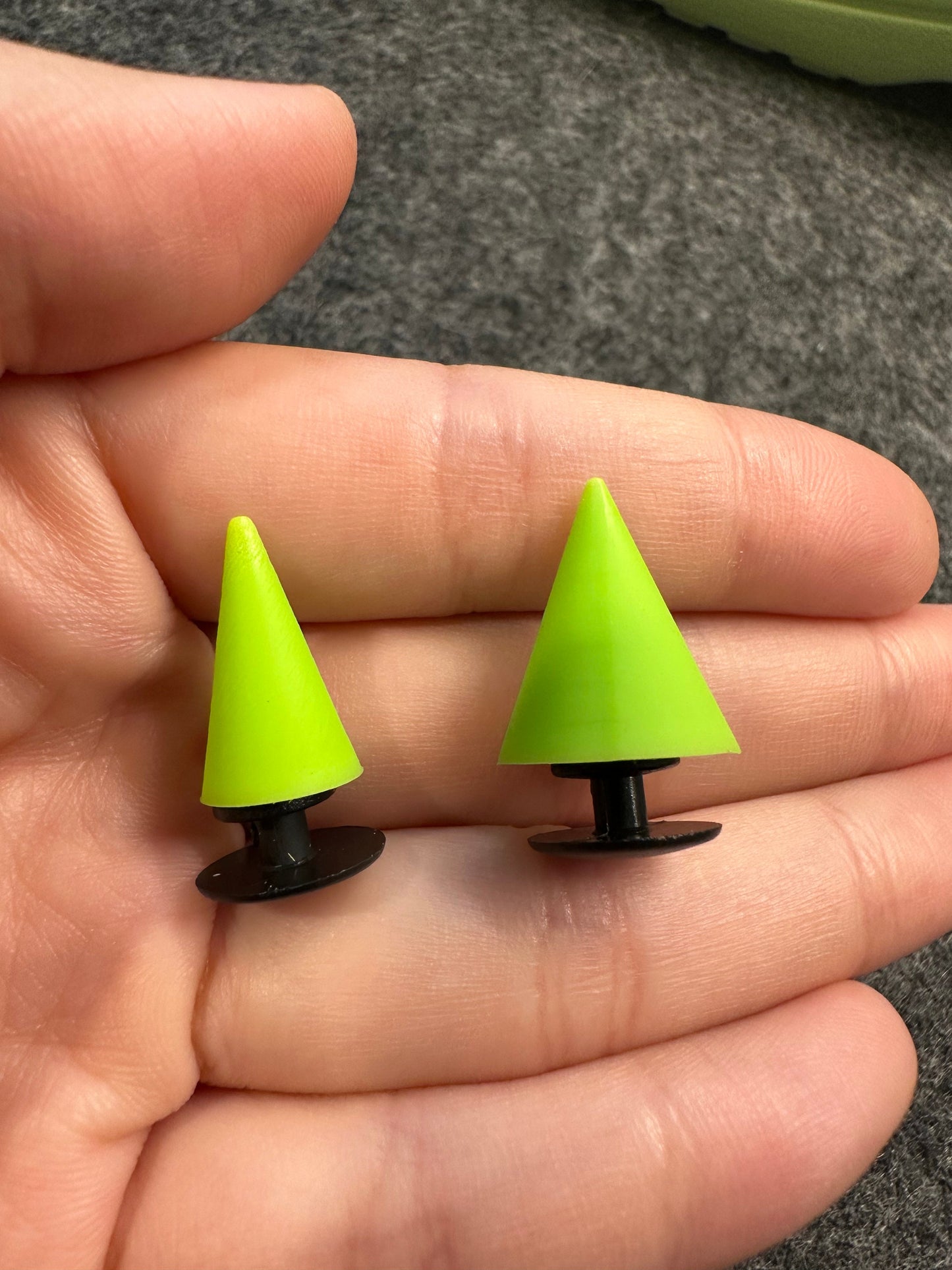 3D Green Cones Spines Theme Fancy shoe charms and more