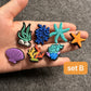 Sea animals sea plants shoe charms