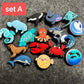 Sea animals sea plants shoe charms