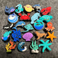Sea animals sea plants shoe charms