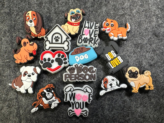 DOG PUPPY Theme Shoe Charms Best Quality JuliesDecalDesign