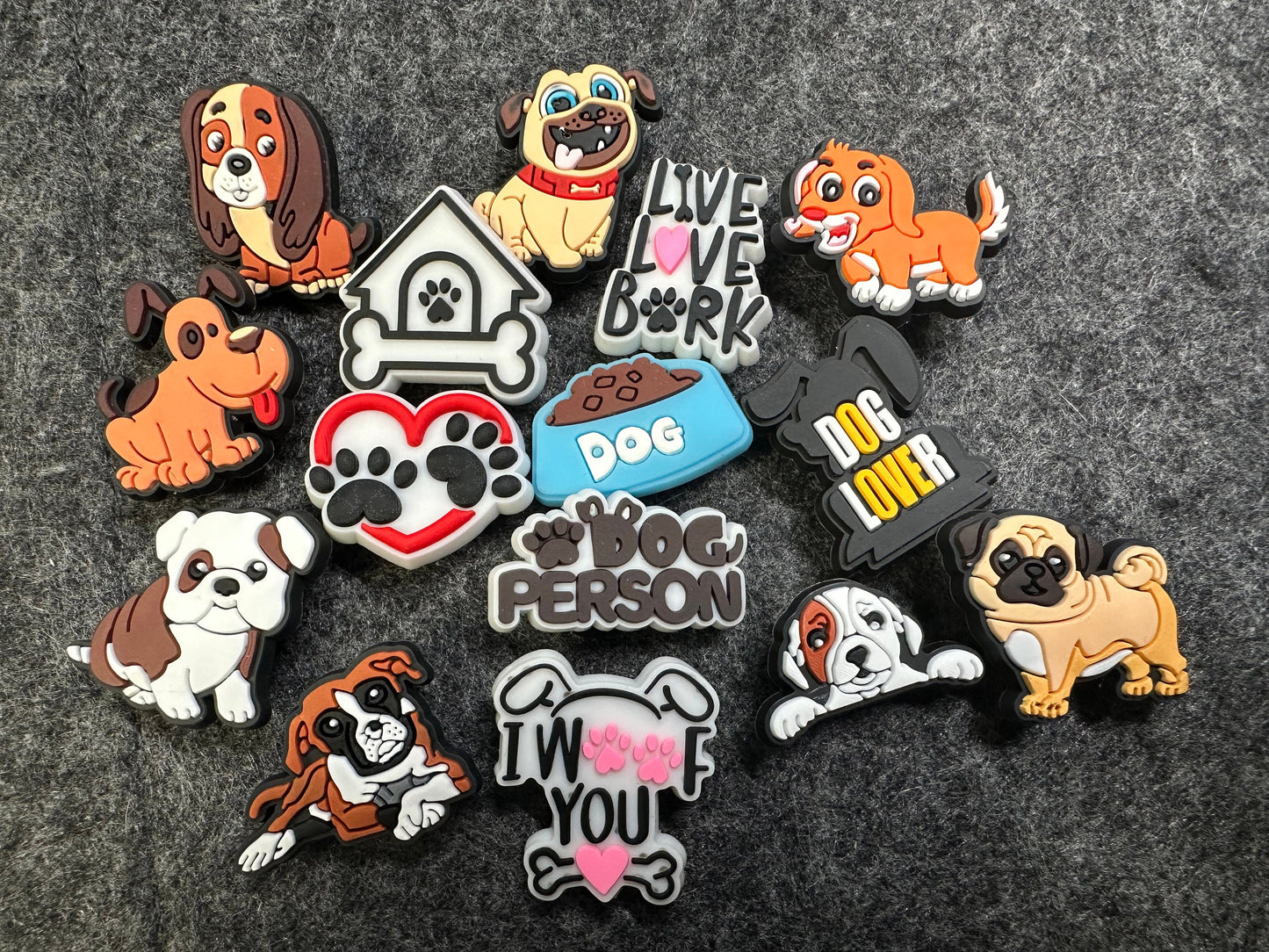 DOG and CAT Theme Shoe Charms Best Quality JuliesDecalDesign