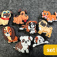 DOG PUPPY Theme Shoe Charms Best Quality JuliesDecalDesign