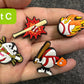 Amuletos de zapatos con tema de béisbol